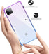 SALAWAT Compatible with Google Pixel 4 XL Case, Clear Cute Gradient Slim Phone Case Cover Reinforced TPU Bumper Hard PC Back Shockproof Protective...