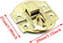 6pcs Antique Latch Hasps?LBTODH Wooden Box BuckleLock forJewelry Box/Gift Box/Doll House and Other Decorative Accessories?Gold?...