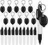 20Pcs Mini Flashlight Keychain Permanent Marker Keychain Mini Keychain Flashlights & Permanent Marking Pens LED Keychain Flashlight Mini LED Keych...