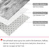 ConCus-T Grey Bath Mat Faux Fur Plush Bathroom Rugs Shaggy Soft Anti Slip Bath Carpet Doormat for Bedroom Bathroom Puppy Bed Mat, Tie-Dye Light Gr...