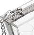 WEDDINGHELPER Transparent Clear Acrylic Square jelly Evening Bag for Women,Fashion Lovely Shoulder Bag for Dinner Party Travel (CLEAR&Sliver1)...