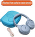 LTGEM EVA Hard Headphone Case for TOZO HT2, Bose, JBL, Beribes, Sony, Skullcandy, Soundcore Anker, Raycon Headphones (Blue). Case Only......
