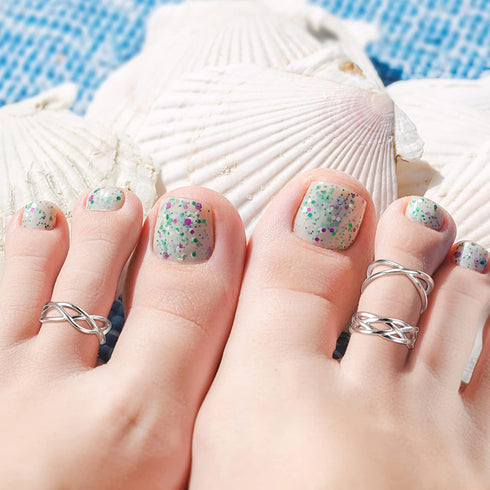Florideco 3Pcs S925 Sterling Silver Toe Rings for Women Open Toe Rings Comfort-Fit Adjustable Toe Rings Celtic Knot Turquoise Finger Foot Jewelry ...