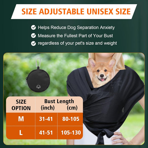 Dog Carriers for Small Dogs,Hands Free Cat Carrier,Front Facing Dog Backpack Carrier,Cat Sling,Double Shoulder Strap Design,Freeing Hands and Redu...