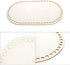 PH PandaHall Wooden Basket Bottom, 11.8 x 7.6 Inch Oval Wooden Base Shaper Blank Crochet Base for Thick Yarn DIY Knitting Basket Weaving Supplies ...