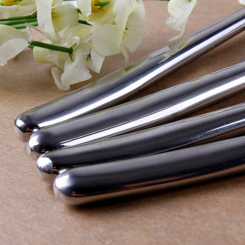 Korean Stainless Steel Rice Soup Iced Tea Spoon Coffee Spoon Cold Drink Spoon Fruit Juice Long Ice Scoop Long handle Great Circle 3Pcs...