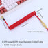 ATTACK SHARK Custom Coiled USB C to A Cable for Gaming Keyboard,Double-Sleeved Starlight Braided Cable with Detachable Metal Aviator 24K Gold Conn...