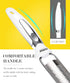 Ourokhome Kitchen Lemon Zester, Stainless Steel Hand Held Parmesan Cheese Grater for Ginger, Chocolate, Coconut, Lime, Nutmeg, Citrus, Fruit, Vege...