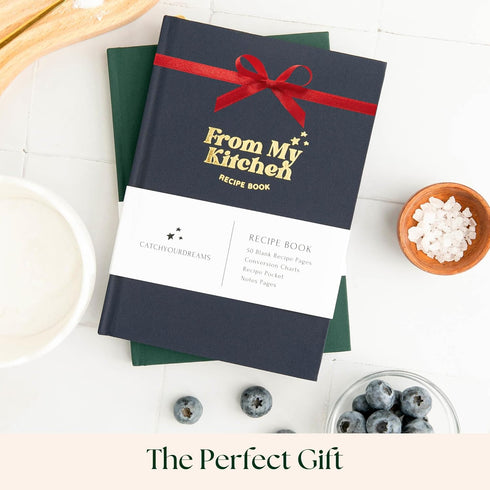 CATCHYOURDREAMS Blank Recipe Book - Keepsake Gift - Hardcover Family Heirloom Recipe Book to Write Your Own Recipe (Rosemary Green)...