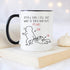 YouNique Designs 6 Years Anniversary Mug, 11 Ounces, Funny 6th Anniversary Coffee Mug for Him, Sixth Year Wedding Anniversary Cup for Couples (Bla...