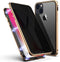 UMTITI Anti-peep Anti-Spy Privacy Magnetic Case for iPhone 13, Full Body with Built-in Screen Protector Magnetic Clear Back Metal Bumper Double-Si...
