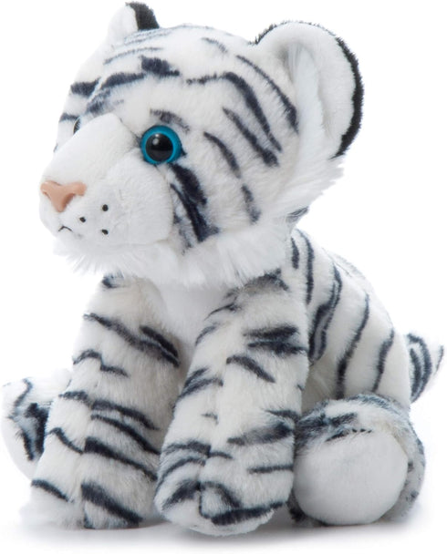 The Petting Zoo Tiger Stuffed Animal, Gifts for Kids, Wild Onez Zoo Animals, White Tiger Plush Toy 8 inches...