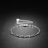 Fashion Jewelry 925 Sterling Silver Love Heart Angel Wings Chain Anklet...