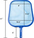 Leaf Skimmer Net Swinging Pool Skimmer Above Ground Pool Maintenance - Fine Mesh Net - for Cleaning Surface of Swimming Pools, Hot Tubs, Spas and ...
