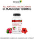 Renew Actives HIGH Potency D-Mannose & Cranberry Complex 1000MG – with Premium Hibiscus, Dandelion Herb Extracts – Antioxidant Support - NO Artifi...