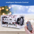 MiOYOOW DIY Bluetooth-Compatible Speaker Kit with LED Flashing Light, DIY Electronics Soldering Project USB Mini Home Stereo Sound Amplifier Solde...