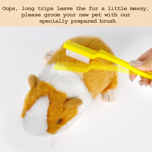 2pc Guinea Pig Stuffed Animals - Realistic Plush Cute Plushie Toys for Kids, Small Live Animals Pet Doll Toy for Boys Girls Birthday...
