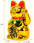 Lucky Cat Fortunes - Gold Waving Feng Shui Cat for Store Decoration...