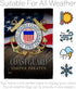 US Coast Guard Semper Paratus Garden Flag - Armed Forces USCG United State American Military Veteran Retire Official - House Decoration Banner Sma...