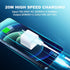USB C Wall Charger, Seyas 20W Mini Fast Charger Type C Wall Charger Compatible with iPhone/iPad/Airpods/Pixel/Galaxy/Switch and More, 2-Pack......