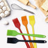 Silicone Basting Pastry Brush, 5 Pack Heat Resistant Cooking Brush for Oil Butter Sauce, Food Brush for BBQ Grill Barbeque Kitchen Baking Cooking...