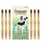 Bamboozled | Kids Bamboo Toothbrush | Child Size, Biodegradable Handle | BPA Free, Charcoal Infused Soft Bristles | Set of 6 | The Natural Way to ...