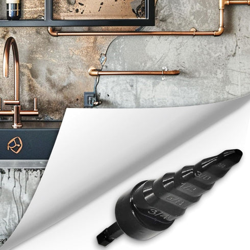 HVAC Tube Swaging Tool Air Conditioner Copper Pipe Expander 5 in 1 Swaging Tool with 1/4 3/8 1/2 5/8 3/4 Bits...