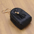 Coin Pouch Leather Wallet with Keychain Ring, Tassel Coin Purse Change Holder Womens Small Coin Purse with Keychain Change Purse, Black, (5Y0E24B1...