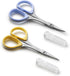 Beaditive Sewing and Embroidery Scissors Set (2 Pc.) Curved and Straight, Sharp, Stainless-Steel Design | Precision Tips, Ergonomic Rubber Handle ...