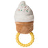 Mary Meyer Sweet Soothie Soft Baby Rattle with Teether Ring, Ice Cream...
