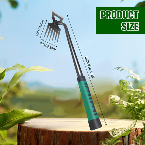 Gardening Hand Weeder Tools,Garden Weed Puller Tool,New Weeding Artifact Uprooting Weeding Tool,Durable Manganese Steel Hand Weeder Tool,Manual Mu...
