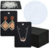 120 Set Earring Holder Cards Necklace Display Cards with 120 Pcs Self Sealing Bags and 240 Pcs Earring Backs for Earring Necklace Display(3.5 x 2....