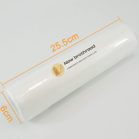 New brothread Wash Away - Water Soluble Machine Embroidery Stabilizer Backing & Topping 10" x 10 Yd roll - Light Weight - Cut into Variable Sizes ...