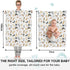 Dog Baby Blanket for Boys Girls, Toddler Newborn Nursery Soft Warm Cozy Bed Blanket Dog Print Shower Gift 30x40 Inches...