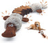 Squeaky Dog Toys, Interactive Tug of War Puppy Toys, Funny Plush Dog Chew Toys, Stuffed Dog Toys for Small,Medium and Large Dogs...