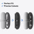 Case Cover for AirPods Max Headphones,AHBTEYM Carbon Fiber Texture TPU Ear Cups Cover/Ear Pads Case Cover/Headband Cover for Apple AirPod Max,Acce...