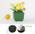 100pcs 30x11mm Invisible Self-Adhesive EVA Round Flower Pot Feet Mats Plant Risers. Non-Slip Black for Indoor Outdoor Plant Pots Set...