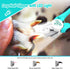 2 in 1 Dog Nail Trimmers with LED Light for Bloodline, Dog Comb, Dog Nail Clippers with Quick Sensor & Safety Guard to Avoid Overcutting, Cat Pupp...