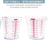 Chef Pomodoro 3-Piece Liquid Meausuring Cups Set - Ml and Oz Measuring Cup - Includes 1, 2 and 4 Cup, BPA-Free Plastic Measuring Cups for Liquids,...