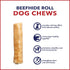 Pet Factory American Beefhide 7" Rolls Dog Chew Treats - Chicken Flavor, 4 Count/1 Pack...
