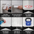Questech Decor Shower Soap Dish, Lugged for New Construction, Corner Shower Shelf for Tiled Shower Walls, 5 Inch Geo Lugged Shower Corner Shelf, G...