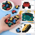 16 Pcs Truck Silicone Beads, EVERMARKET Cars Silicone Focal Beads for Pens, Cute Truck Silicone Beads Bulk, Rubber Loose Spacer Beads for Keychain...