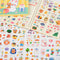 Kawaii Cartoon Bear Journaling Stickers - 100 Sheets Cute Rabbit Animal Transparent PET Scrapbooking Clipping Supplies Calendar Decals Sticker for...