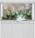 AWERT 72x24 inches White Grey Rocky Terrarium Background Stone Aquarium Background Rock Fish Tank Background...