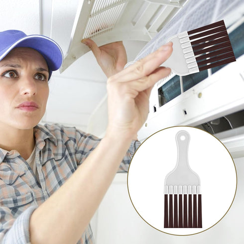 3Pcs Air Conditioner Condenser Fin Comb Cleaner Kit AC Coil Cleaning Brush Stainless Steel Condenser Fin Comb Straightener Ac Evaporator Comb Refr...