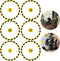 Jucoci Objective Point Markers 6PCS Set Objective Marker Compatible with WH40k Wargame (Miniature Not Included)...