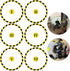 Jucoci Objective Point Markers 6PCS Set Objective Marker Compatible with WH40k Wargame (Miniature Not Included)...