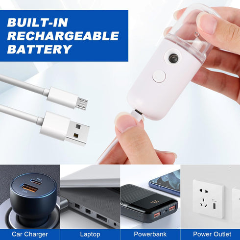 Easy Care Sunshine 15s Heat up Mini Travel Steamer, Rechargeable Cordless Easy Care Sunshine Steamer, Mini Handheld Clothing Steamer for Home And ...