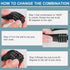 Rofio Refrigerator Lock, Upgraded 4 Digit Fridge Lock for French-door Refrigerators, Cabinet Locks, Easy to Set and Use