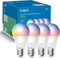 TP-Link Tapo Smart Light Bulbs, 16M Colors RGBW, Dimmable, Compatible with Alexa and Google Home, A19, 60W Equivalent, 800LM CRI>90, 2.4GHz WiFi o...